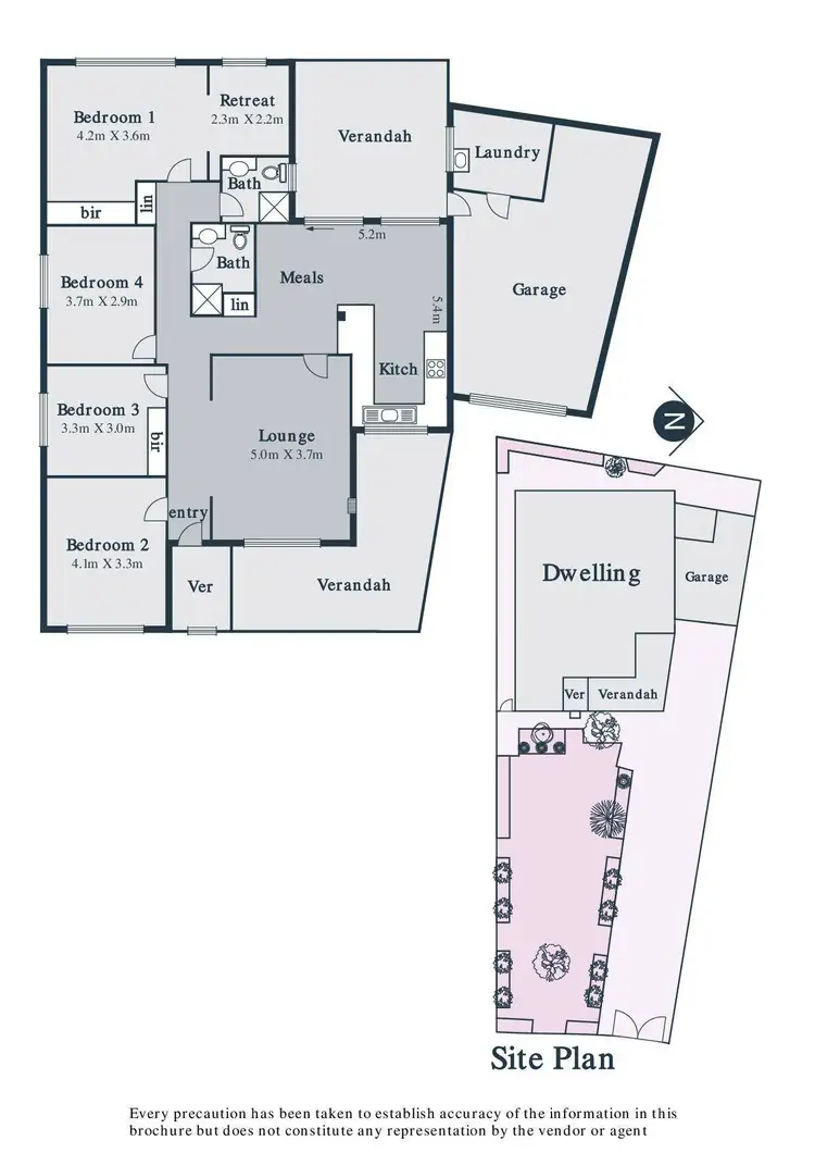 Floorplan of Homely house listing, 1 East Court, Lalor VIC 3075