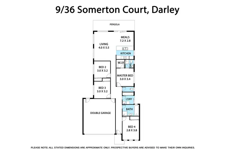 Floorplan of Homely unit listing, 9/36 Somerton Court, Bacchus Marsh VIC 3340