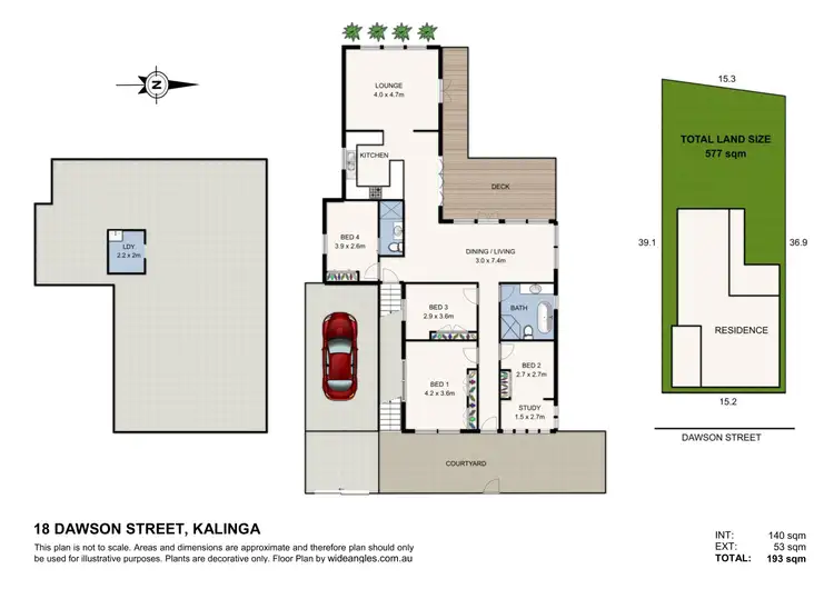 Floorplan of Homely house listing, 18 Dawson Street, Kalinga QLD 4030