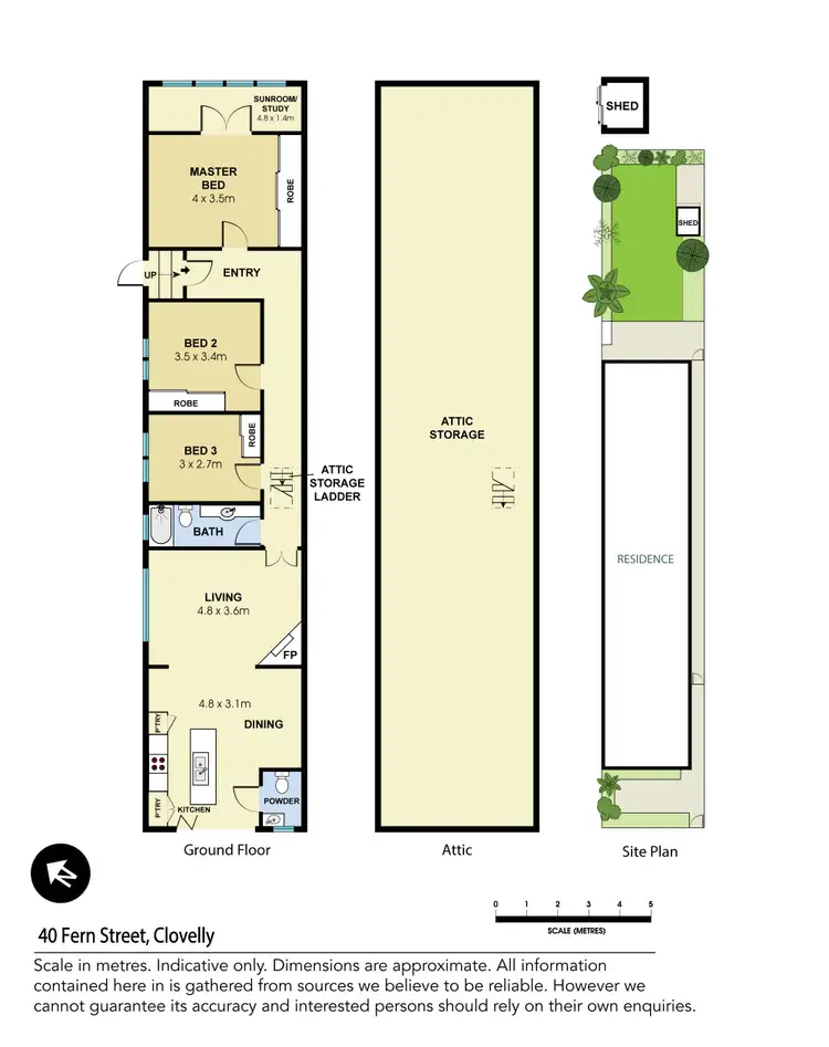 Floorplan of Homely house listing, 40 Fern Street, Clovelly NSW 2031