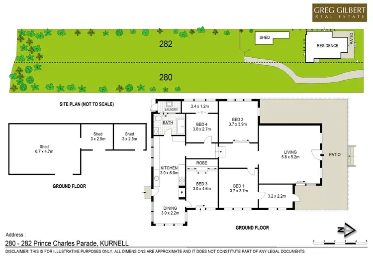Floorplan of Homely house listing, 280-282 Prince Charles Parade, Kurnell NSW 2231