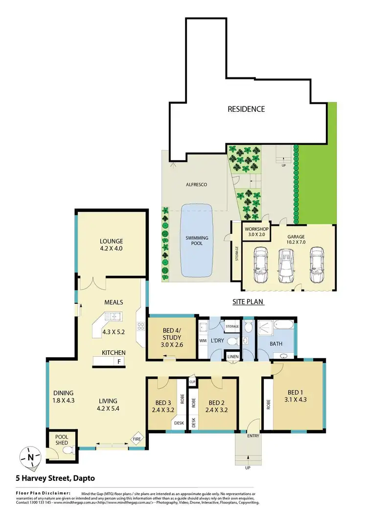 Floorplan of Homely house listing, 5 Harvey Street, Dapto NSW 2530