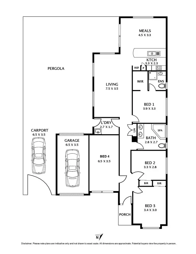 Floorplan of Homely house listing, 5 Higgs Circuit, Sunbury VIC 3429