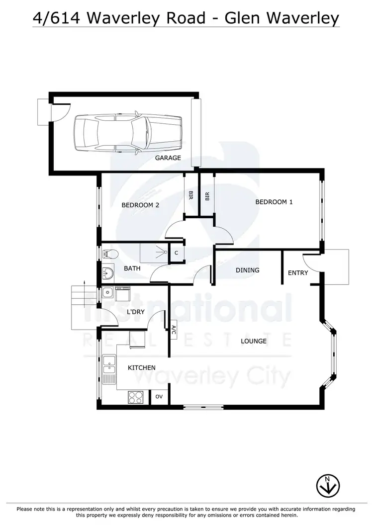 Floorplan of Homely unit listing, 4/614 Waverley Road, Glen Waverley VIC 3150
