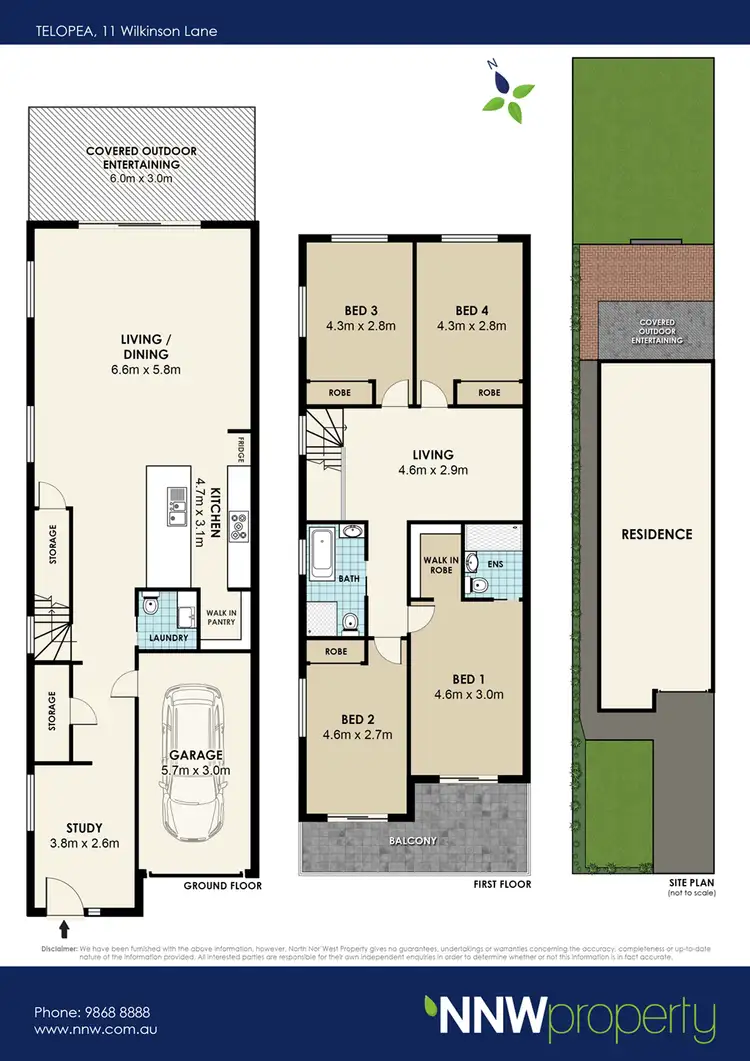 Floorplan of Homely semi-detached listing, 11 Wilkinson Lane, Telopea NSW 2117