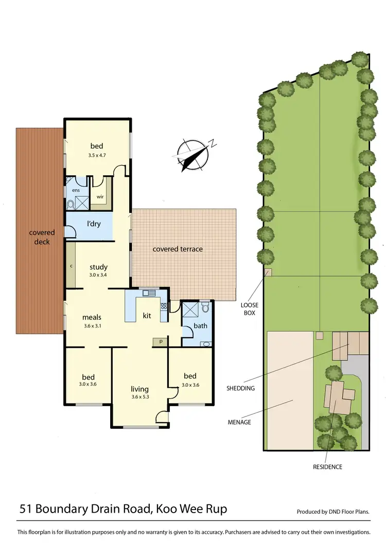 Floorplan of Homely house listing, 51 Boundary Drain Road, Koo Wee Rup VIC 3981