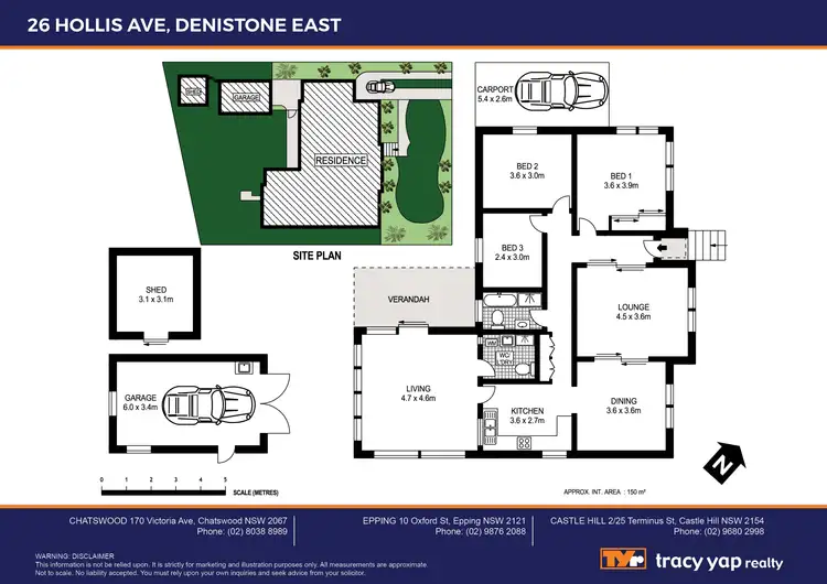 Floorplan of Homely house listing, 26 Hollis Avenue, Denistone East NSW 2112