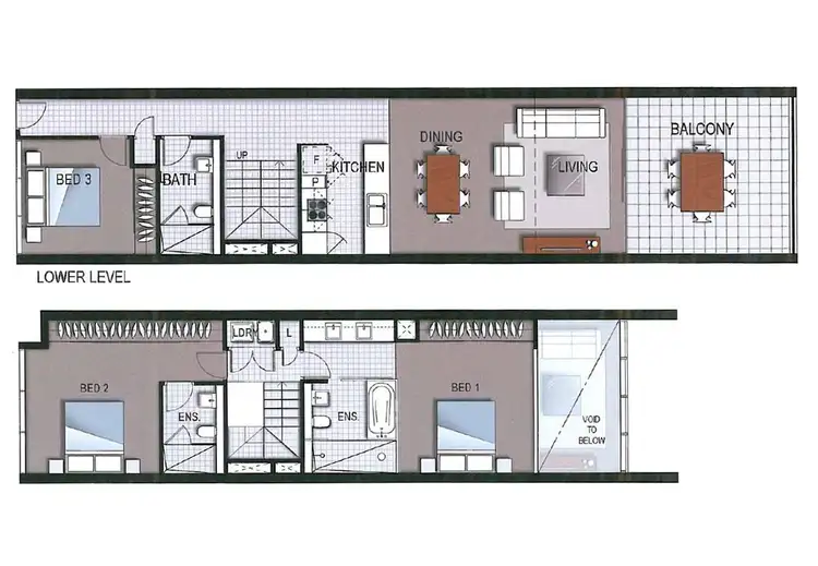 Floorplan of Homely unit listing, 407/18-22 Anzac Parade, Yeppoon QLD 4703