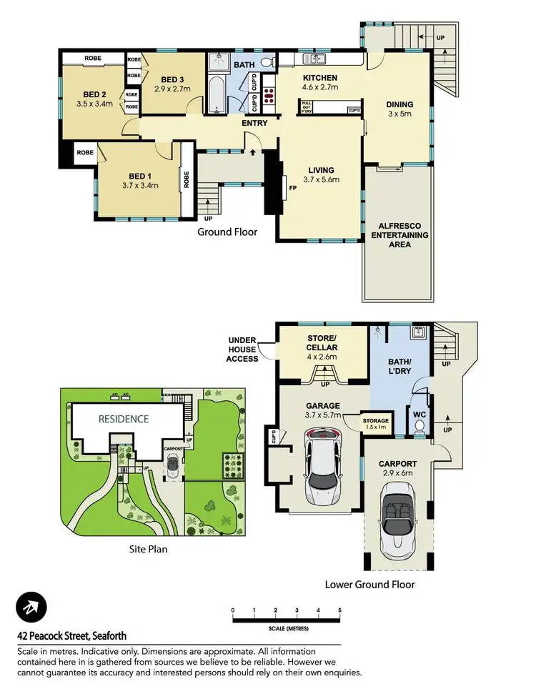 Floorplan of Homely house listing, 42 Peacock Street, Seaforth NSW 2092