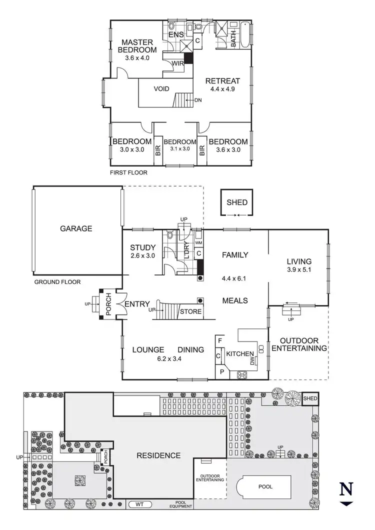 Floorplan of Homely house listing, 93 Pleasant Road, Bulleen VIC 3105