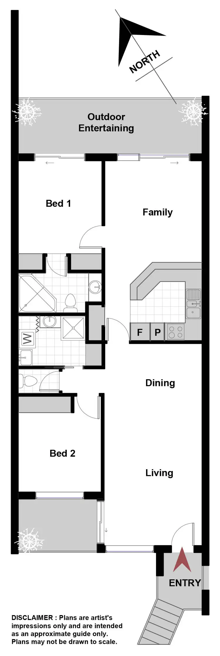 Floorplan of Homely unit listing, 11/44 Jerrabomberra Ave, Narrabundah ACT 2604