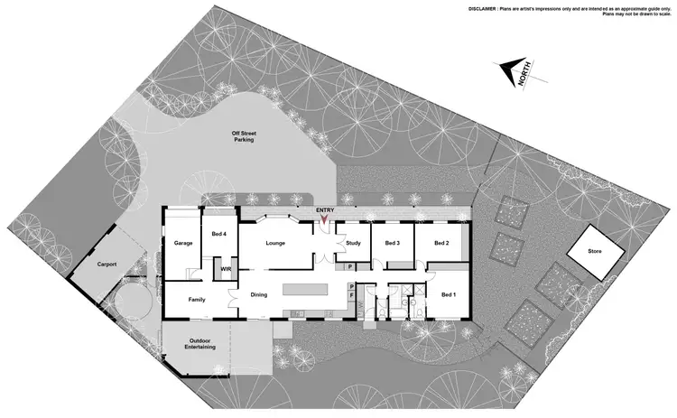 Floorplan of Homely house listing, 74 Murranji Street, Hawker ACT 2614