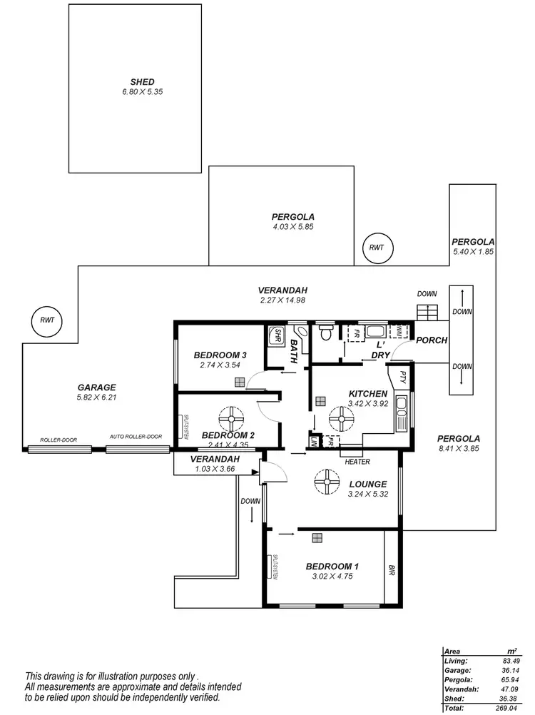 Floorplan of Homely house listing, 18 Hill Street, Elizabeth South SA 5112