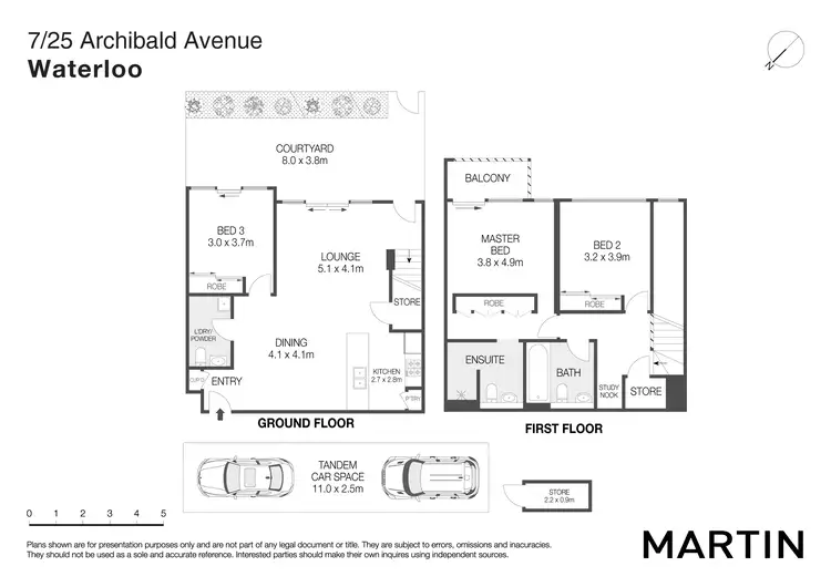 Floorplan of Homely apartment listing, 7/25 Archibald Avenue, Waterloo NSW 2017