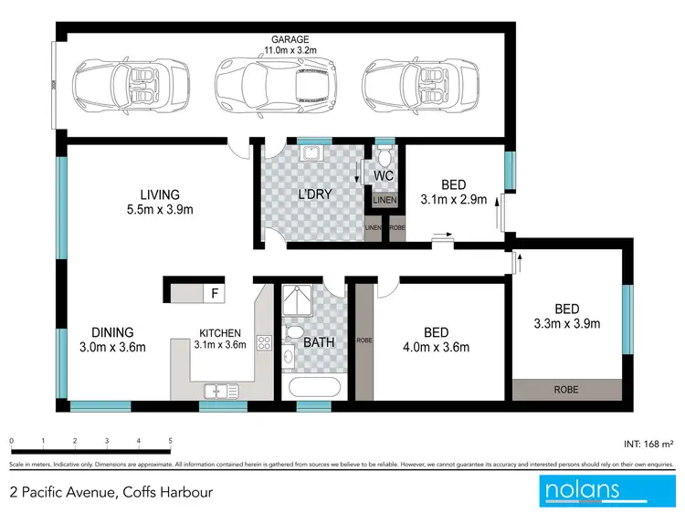 Floorplan of Homely house listing, 2 Pacific Avenue, Coffs Harbour NSW 2450