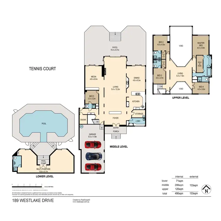 Floorplan of Homely house listing, 189 Westlake Drive, Westlake QLD 4074