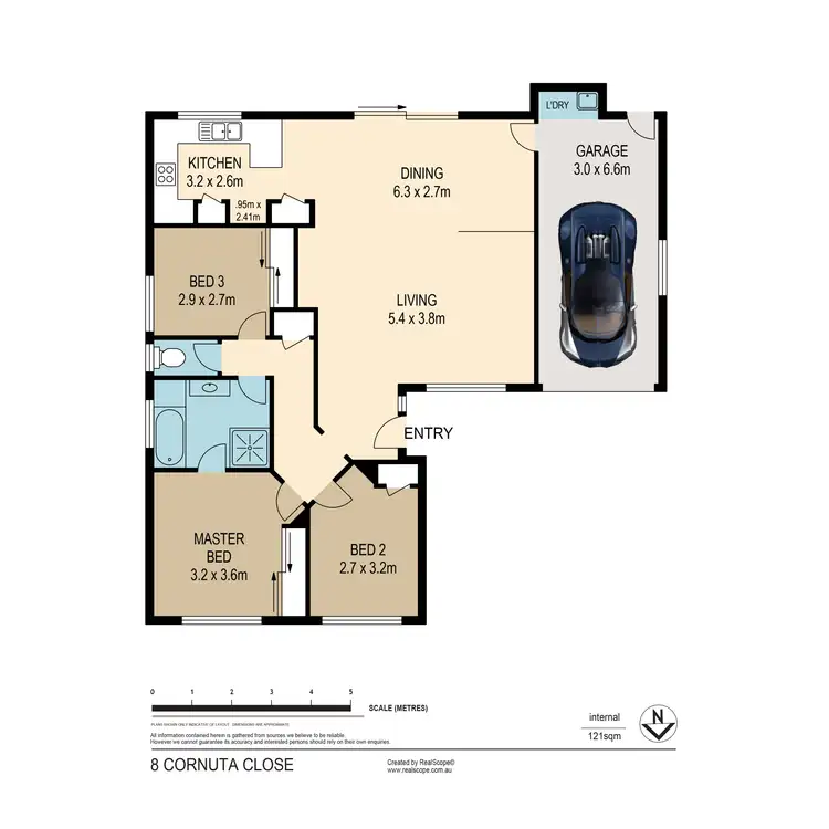 Floorplan of Homely house listing, 8 Cornuta Close, Bellbowrie QLD 4070