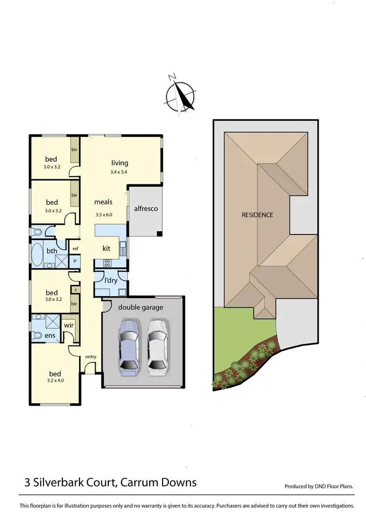 Floorplan of Homely house listing, 3 Silverbark Court, Carrum Downs VIC 3201