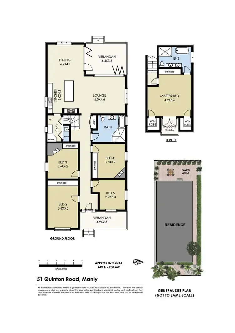 Floorplan of Homely house listing, 51 Quinton Road, Manly NSW 2095