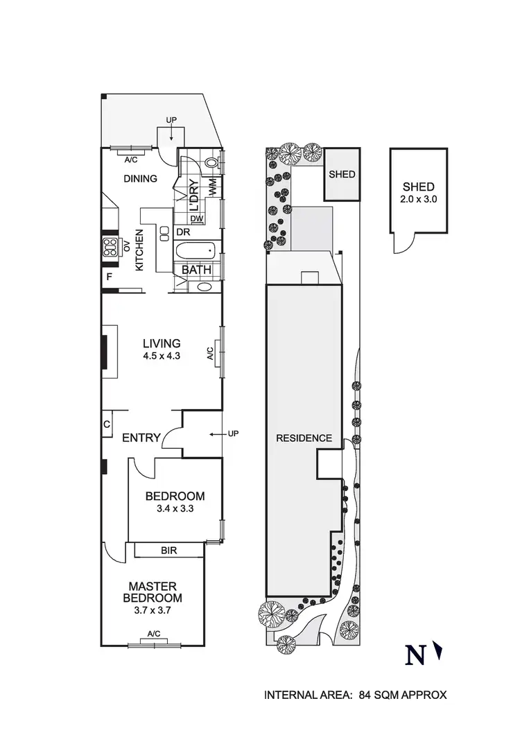 Floorplan of Homely house listing, 30A Clifton Grove, Coburg VIC 3058