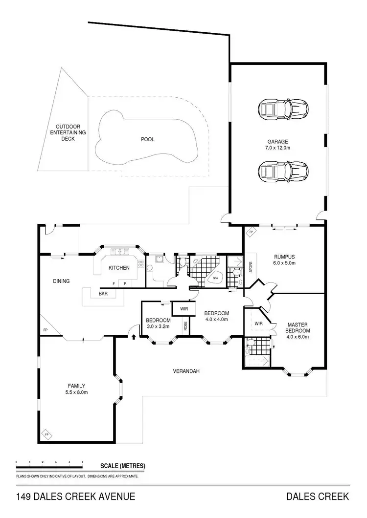 Floorplan of Homely house listing, 149 Dales Creek Avenue, Dales Creek VIC 3341