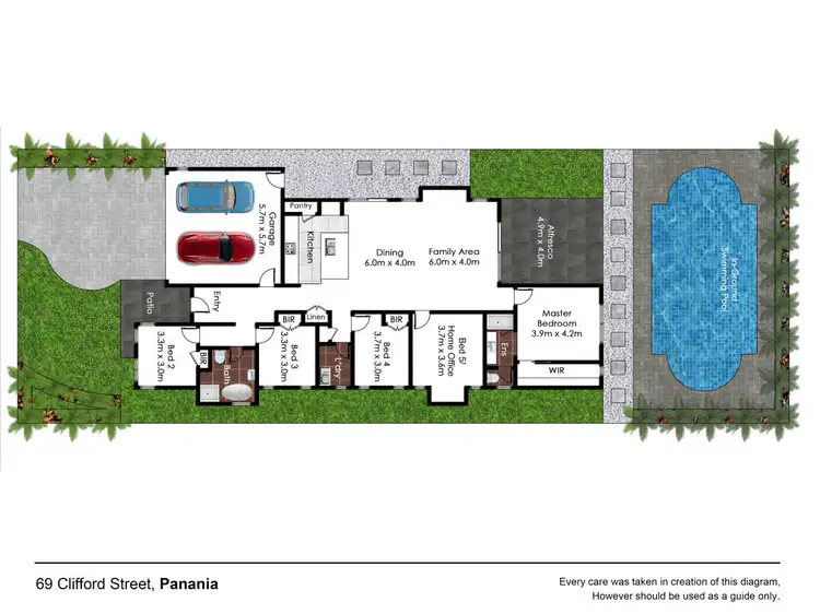 Floorplan of Homely house listing, 69 Clifford Street, Panania NSW 2213