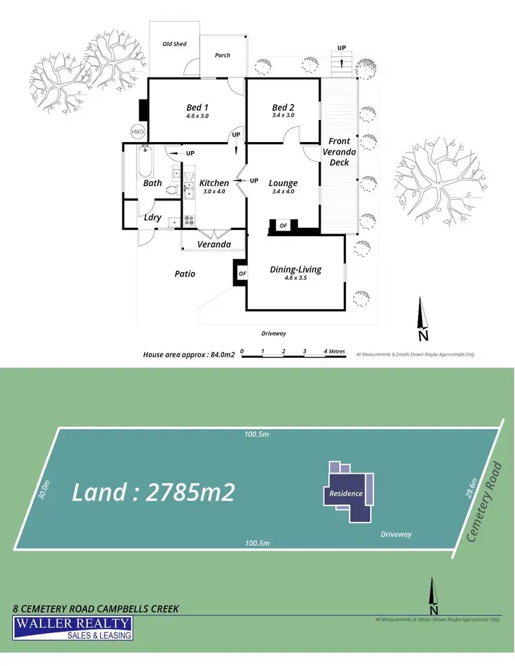 Floorplan of Homely house listing, 8 Cemetery Road, Campbells Creek VIC 3451