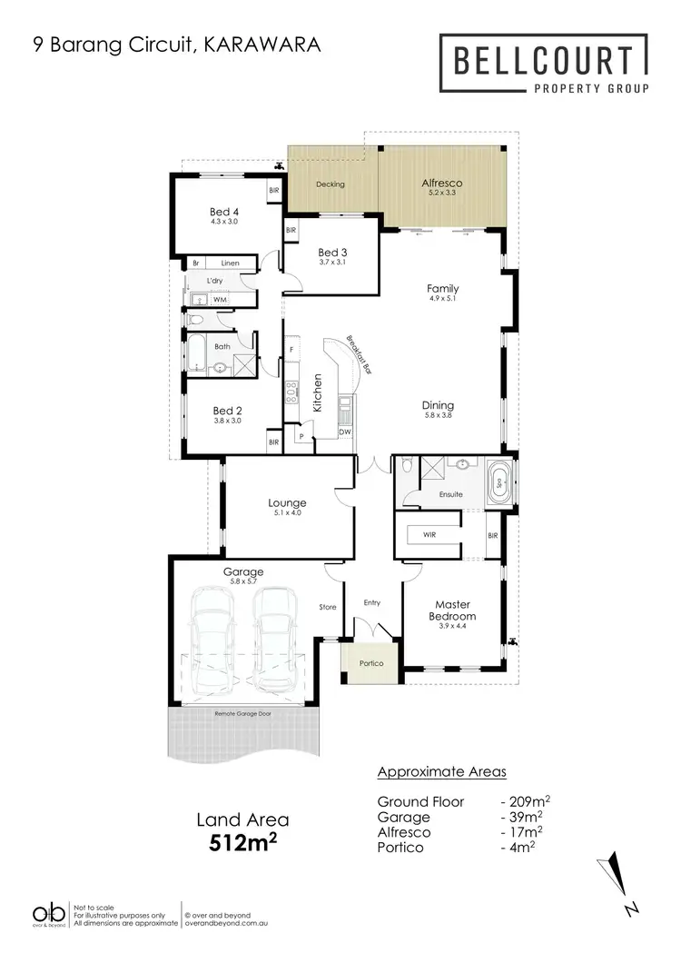 Floorplan of Homely house listing, 9 Barang Circuit, Karawara WA 6152