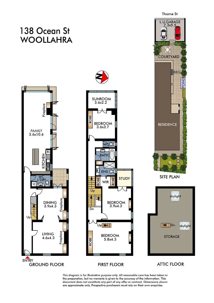 Floorplan of Homely house listing, 138 Ocean Street, Woollahra NSW 2025