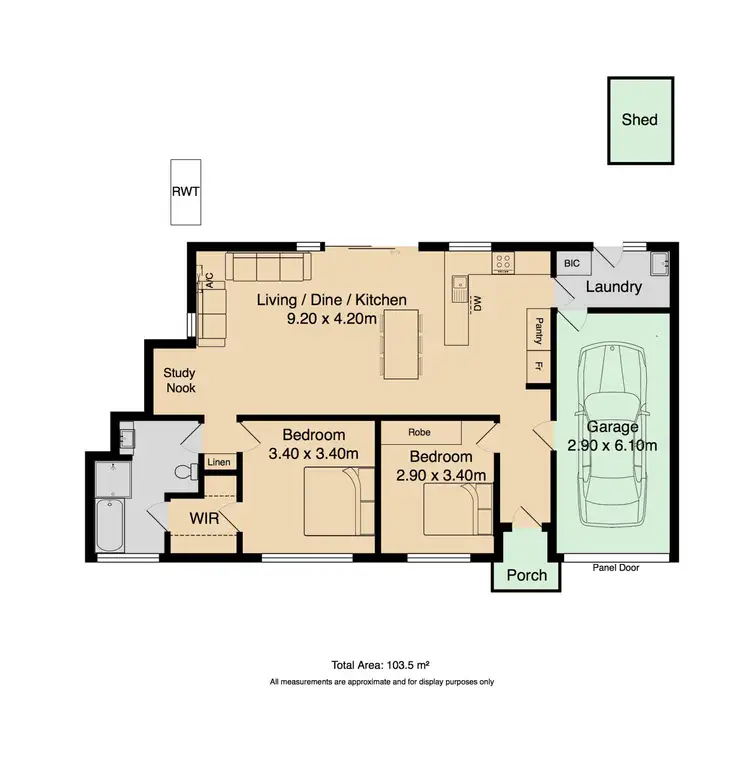 Floorplan of Homely house listing, 103 Cudmore Road, Mccracken SA 5211