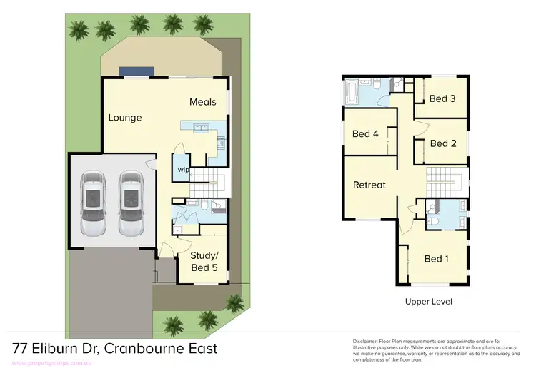 Floorplan of Homely house listing, 77 Eliburn Drive, Cranbourne East VIC 3977