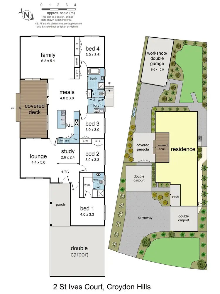 Floorplan of Homely house listing, 2 St Ives Court, Croydon Hills VIC 3136