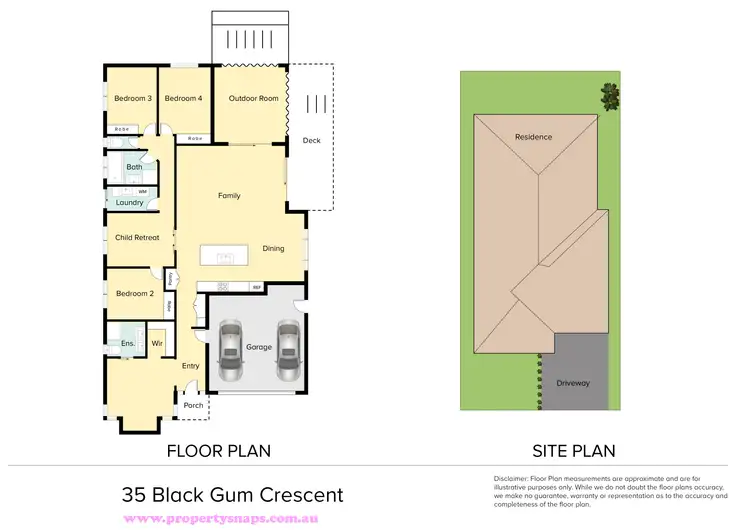 Floorplan of Homely house listing, 35 Black Gum Crescent, Cranbourne West VIC 3977