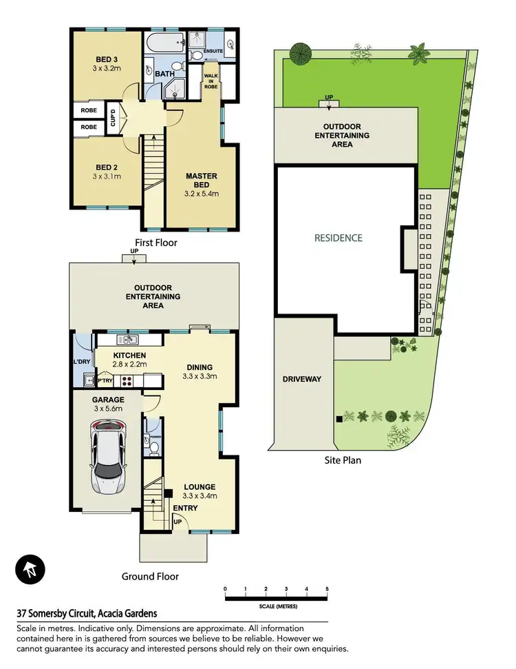 Floorplan of Homely house listing, 37 Somersby Circuit, Acacia Gardens NSW 2763