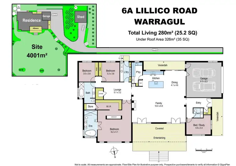 Floorplan of Homely house listing, 6A Lillico Road, Warragul VIC 3820