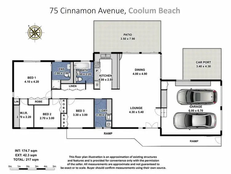 Floorplan of Homely house listing, 75 Cinnamon Avenue, Coolum Beach QLD 4573