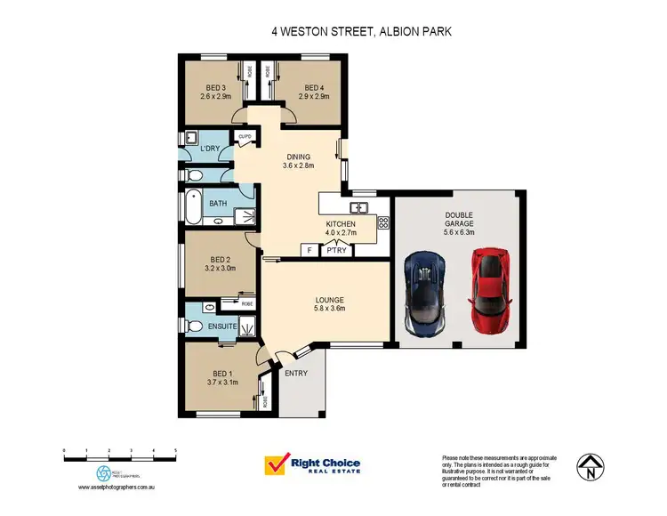 Floorplan of Homely house listing, 4 Weston Street, Albion Park NSW 2527