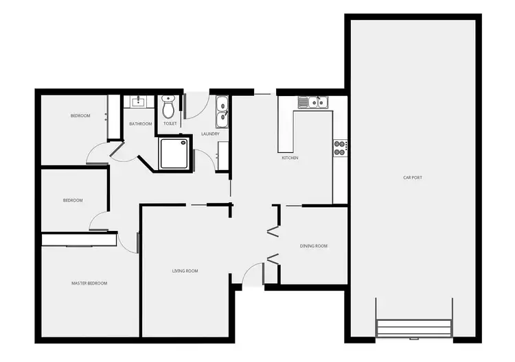 Floorplan of Homely house listing, 10 Mansell Drive, Mildura VIC 3500