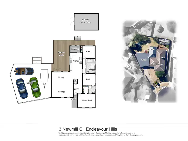 Floorplan of Homely house listing, 3 Newmill Close, Endeavour Hills VIC 3802