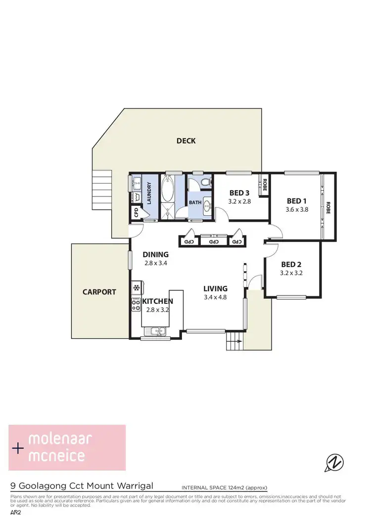 Floorplan of Homely house listing, 9 Goolagong Circuit, Mount Warrigal NSW 2528