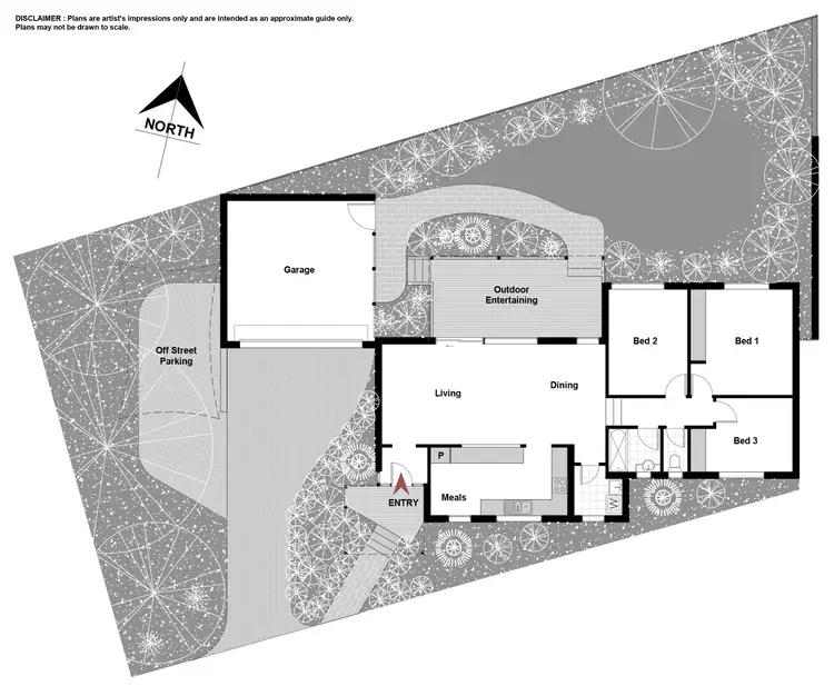 Floorplan of Homely townhouse listing, 25A Carstensz Street, Griffith ACT 2603
