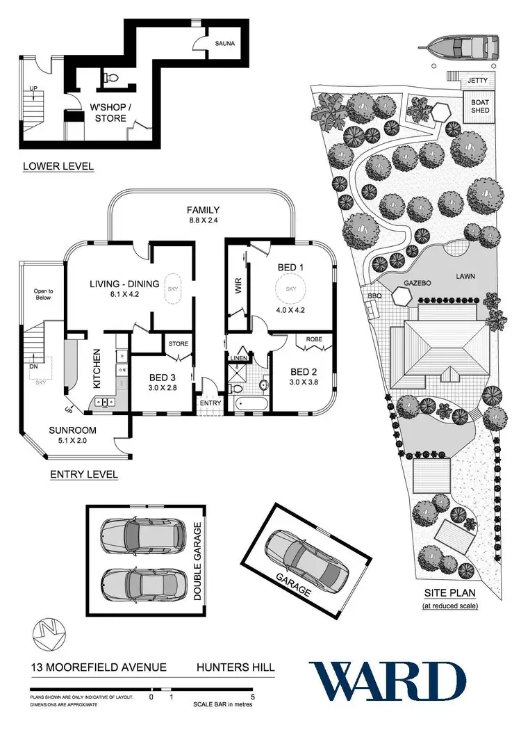 Floorplan of Homely house listing, 13 Moorefield Avenue, Hunters Hill NSW 2110