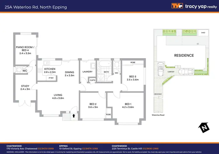 Floorplan of Homely house listing, 25a Waterloo Road, North Epping NSW 2121