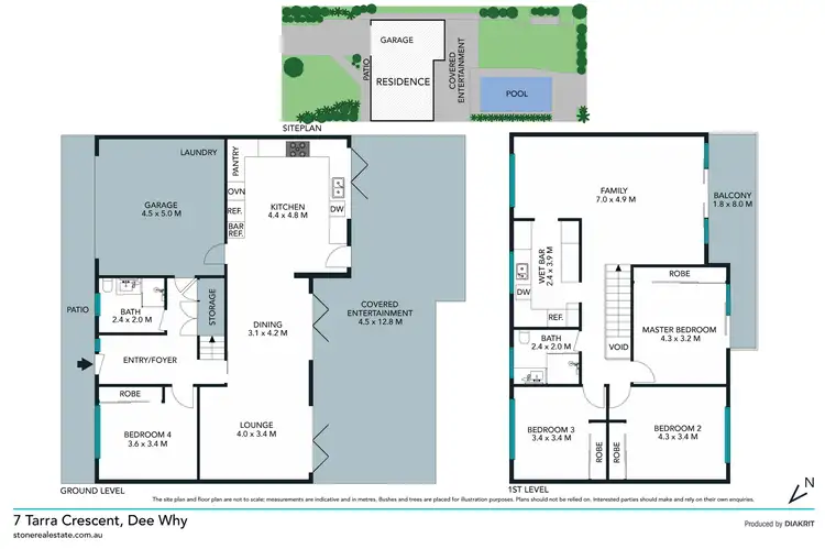 Floorplan of Homely house listing, 7 Tarra Crescent, Dee Why NSW 2099