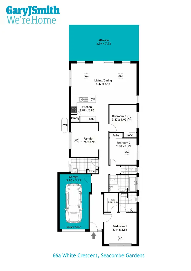Floorplan of Homely house listing, 66a White Crescent, Seacombe Gardens SA 5047