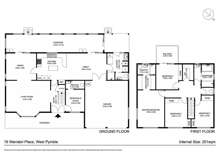 Floorplan of Homely house listing, 19 Warrabri Place, West Pymble NSW 2073