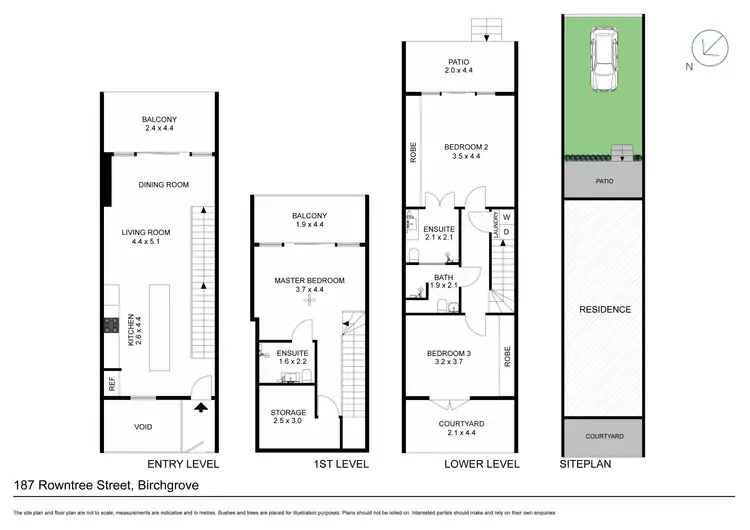 Floorplan of Homely house listing, 187 Rowntree Street, Birchgrove NSW 2041