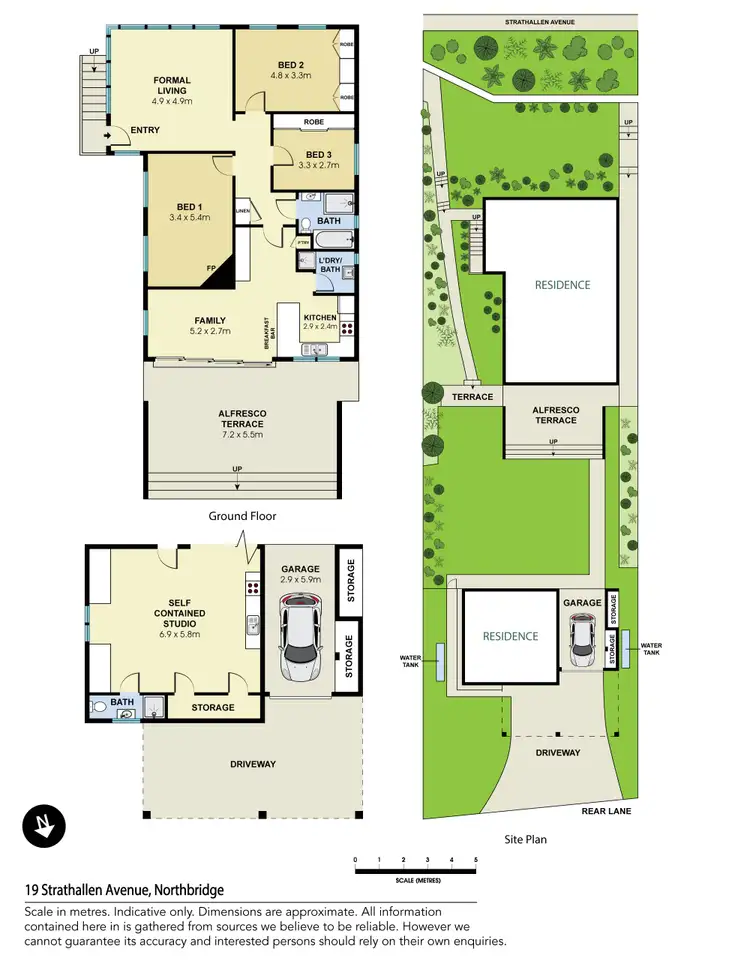 Floorplan of Homely house listing, 19 Strathallen Avenue, Northbridge NSW 2063