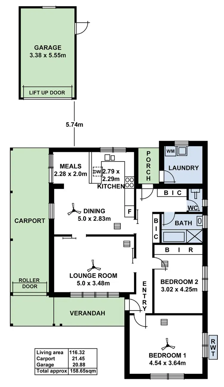 Floorplan of Homely house listing, 3A Rothermore Street, Cumberland Park SA 5041