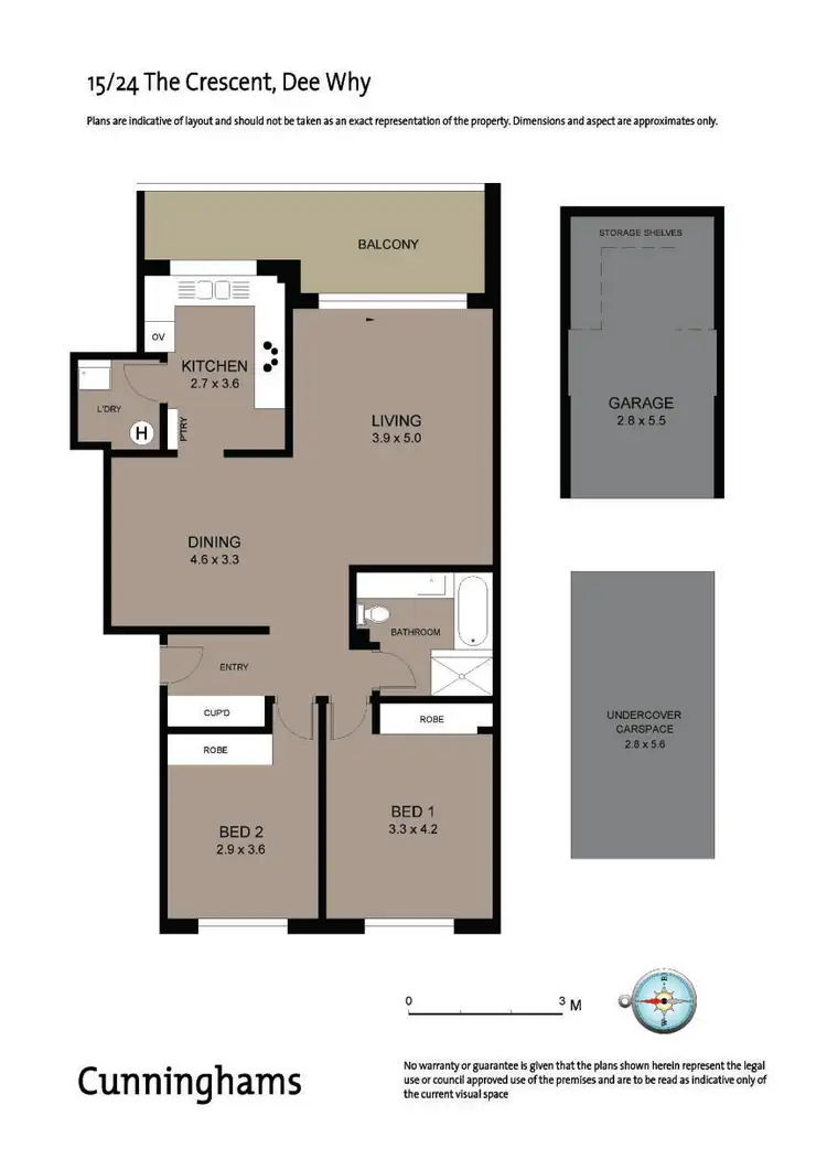 Floorplan of Homely apartment listing, 15/24 The Crescent, Dee Why NSW 2099